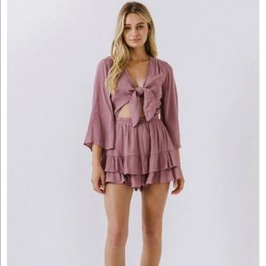 NEW NEW 💜🦄💜 shorts/shirt Romper